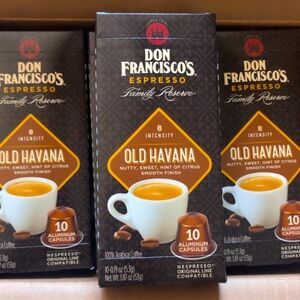NEW still in box Nespresso Don Francisco Espresso Original Line Coffee capsules
